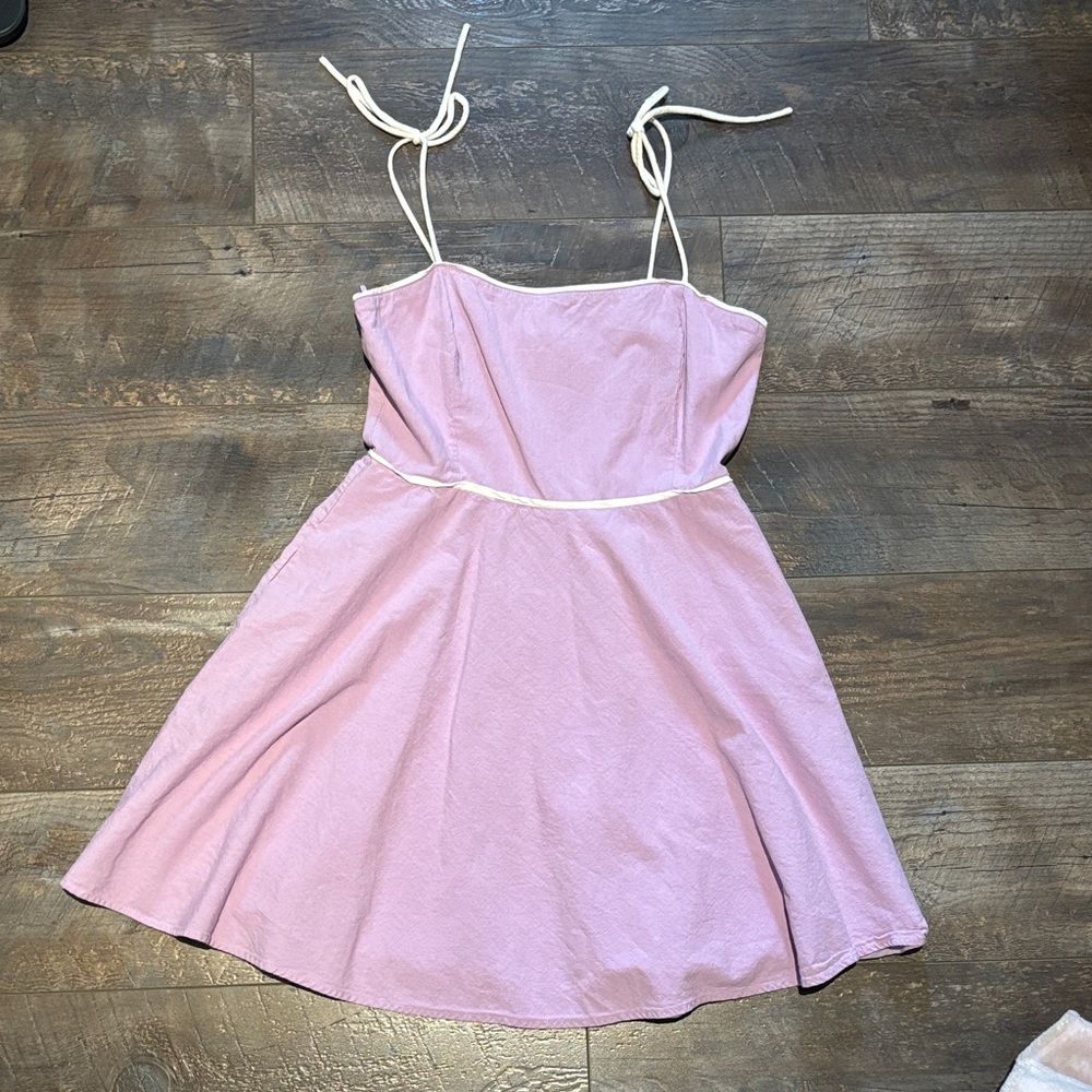Mustard Seed Lavender Dress with Spaghetti Straps